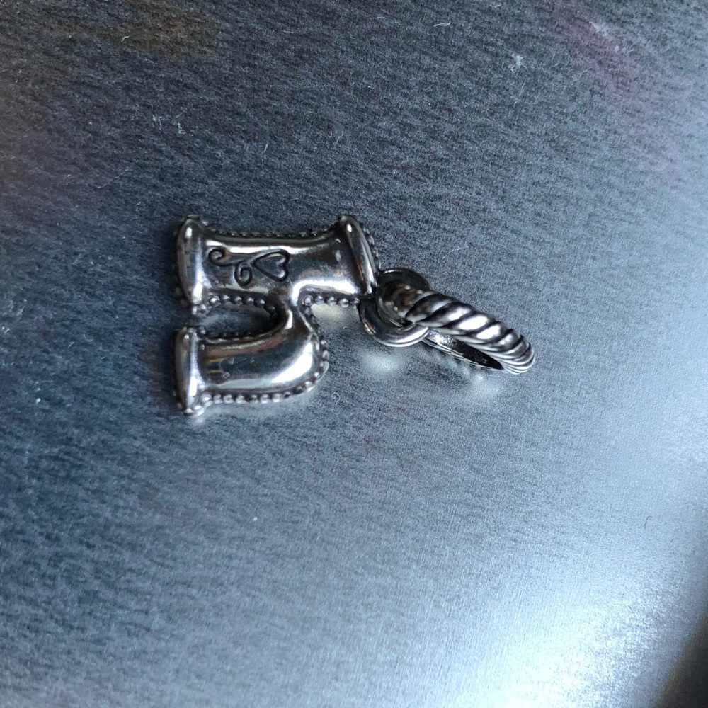 Letter H charm for charm bracelet.